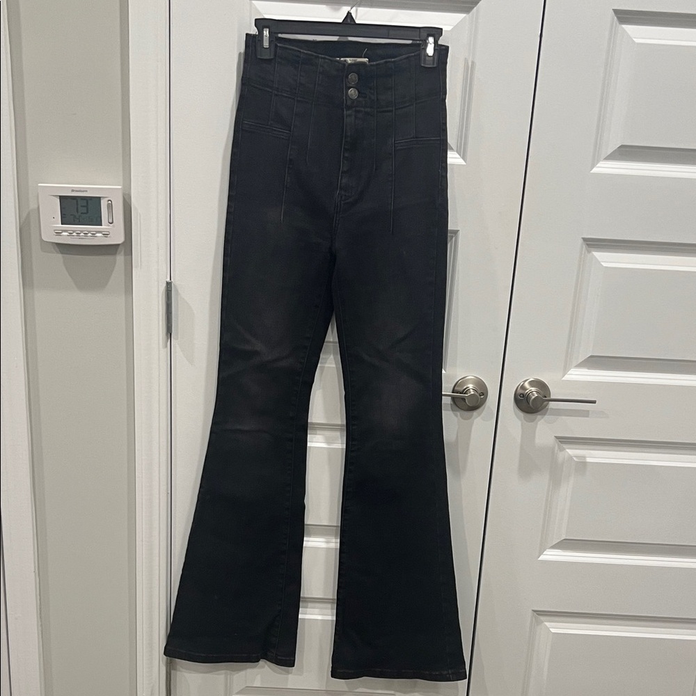 We The Free Black High Rise Women Jeans